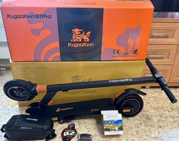 Электросамокат kugoo kirin s1 pro