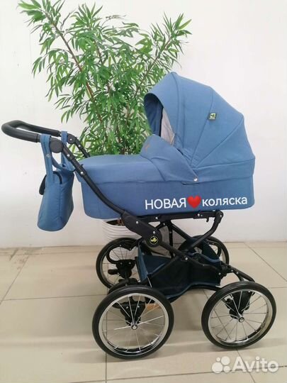 Новая коляска-классика 2в1 Cool Baby (озерный)