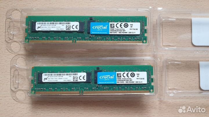 Оперативная память Crucial 16Gb