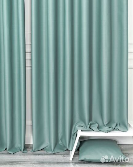 Комплект штор блэкаут Марсель Мята