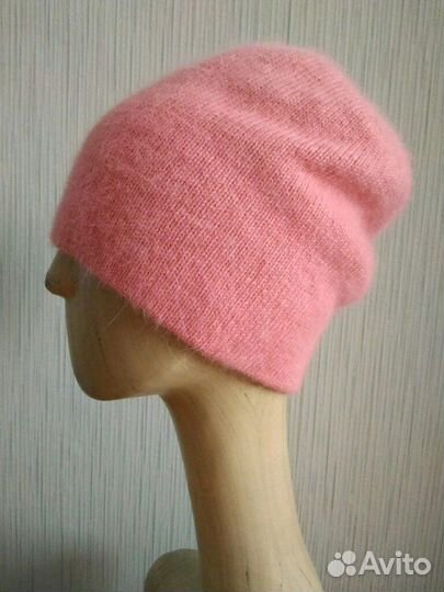 Шапка бини из пуха норки