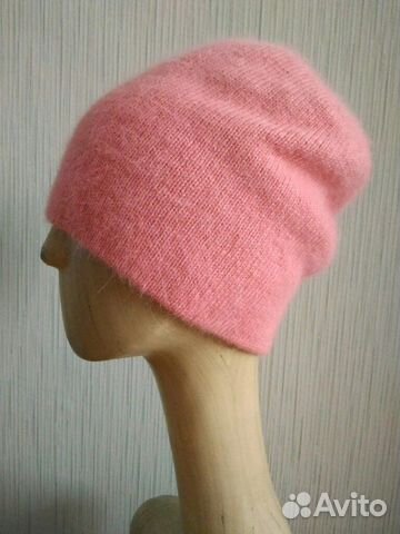 Шапка бини из пуха норки