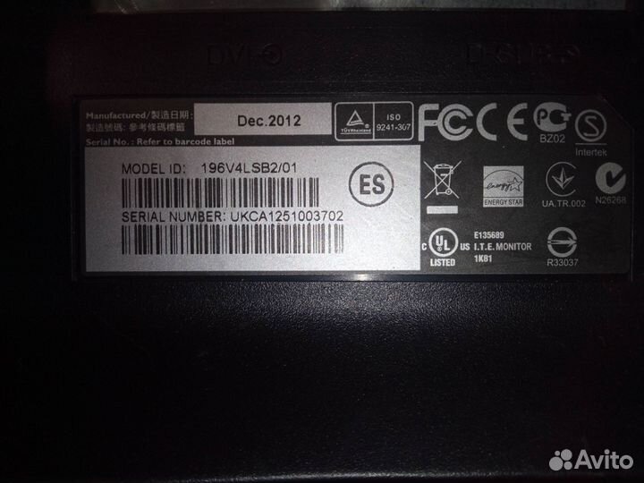 Монитор для компьютера