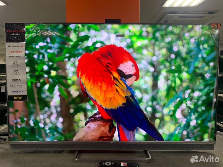 TCL Qled 55(140) /Smart TV/Wi-Fi/4k UHD 120Hz imax