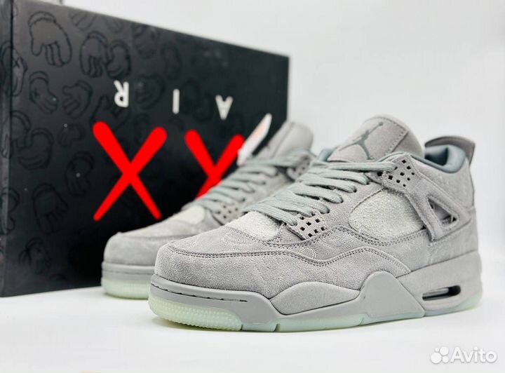 Кроссовки Nike Air Jordan 4 Kaws (Ориг. Качество)