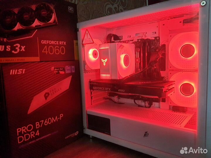 Новый Пк Для Игр RTX 4060 Dual+Core i5 12400F/B760