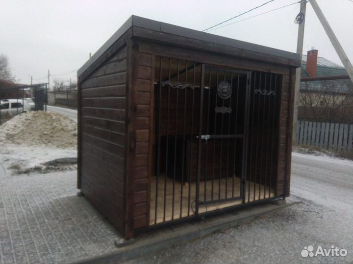 Вольеры и будки для собак