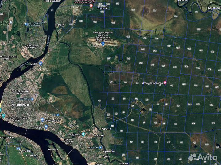 Топографическая карта Архангельской обл для Garmin