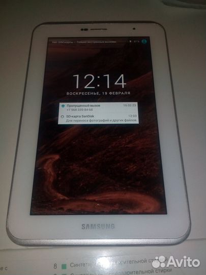Планшет Samsung c Sim, wi-fi