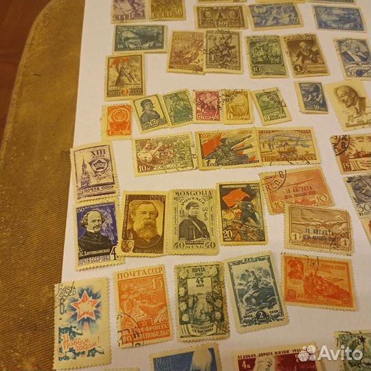 Марки СССР и Англии