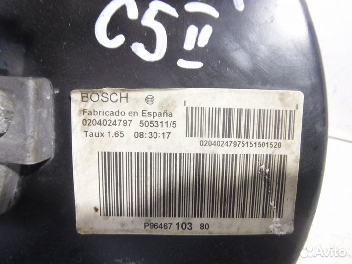 Вакуумный усилитель тормозов Citroen C5