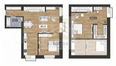 3-к. квартира, 85,9 м², 4/4 эт.