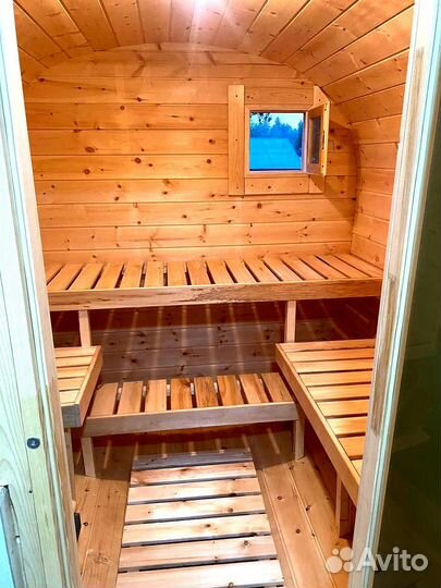 Баня бочка с доставкой и установкой