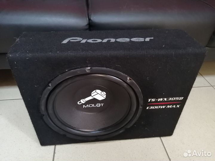 Сабвуфер автомобильный пассивный supra / pioneer