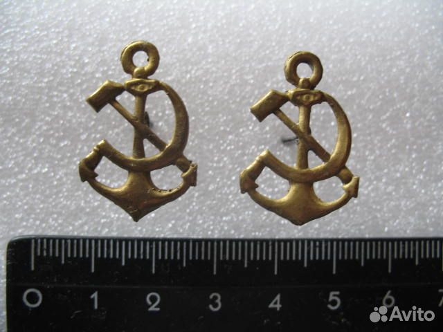 Эмблемы речников СССР на погоны, образца 1947г