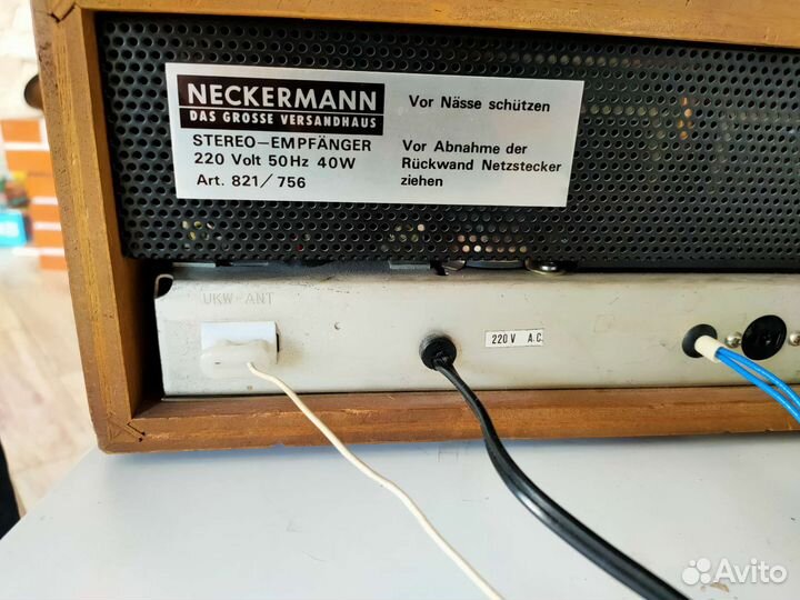 Усилитель Neckermann и Korting 821 и тюнер