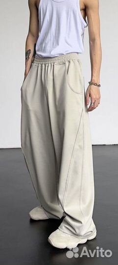 Штаны прямые широкие как Yeezy vultures