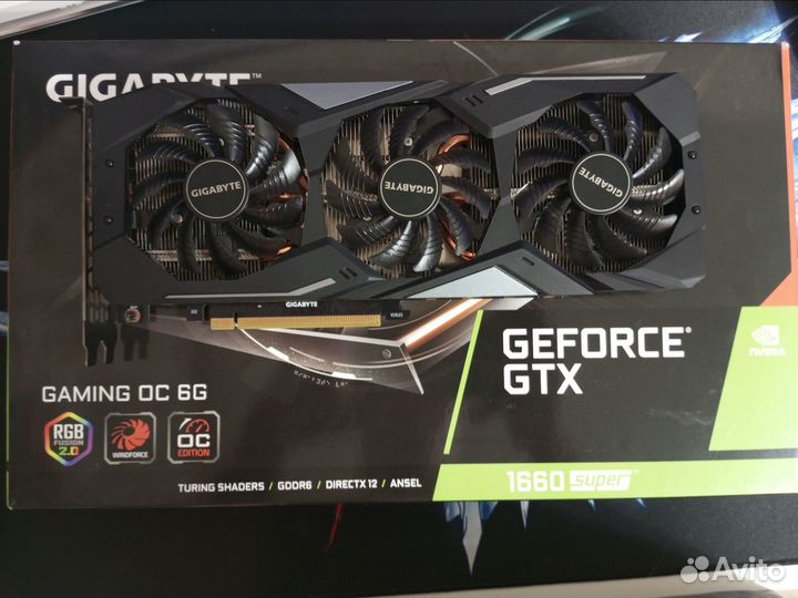 Видеокарта gtx 1660 super gigabyte