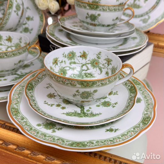 Чайные тройки Limoges Haviland