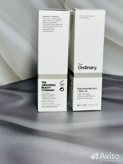 Сыворотка The Ordinary Niacinamide 10 + Zinc 1