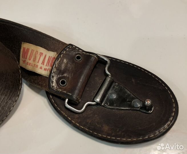 Ремень Mustang мужской женский кожаный