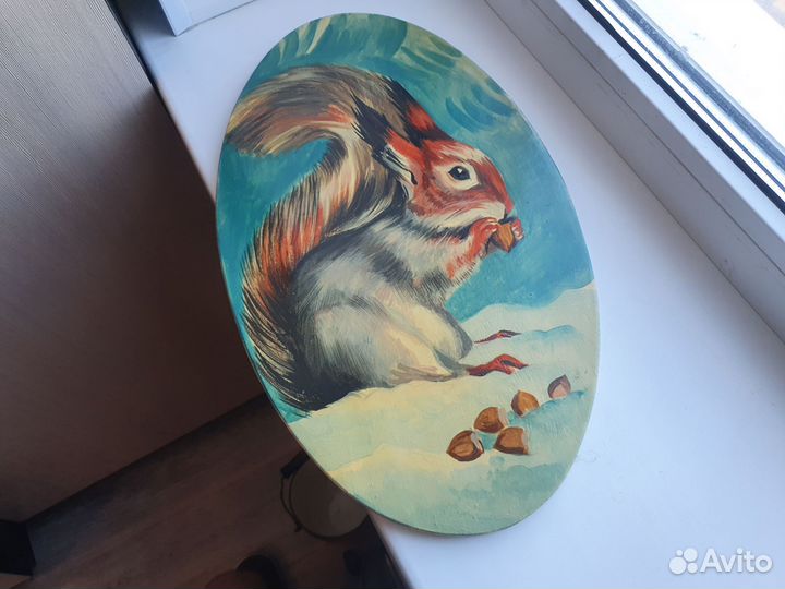 Настенное панно белка СССР