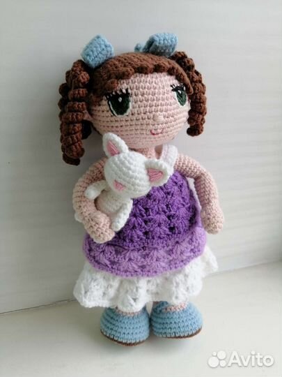 Кукла вязаная крючком