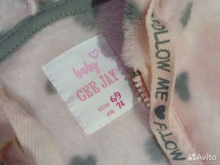 Махровый костюм размер 74