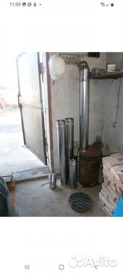 Труба дымоход для буржуйки и теплиц