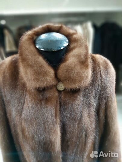 Классическая норковая шуба 50 размер новая