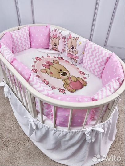 Бортики в детскую кроватку