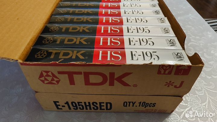 Видеокассеты TDK HS E-195 Super Avilyn Japan