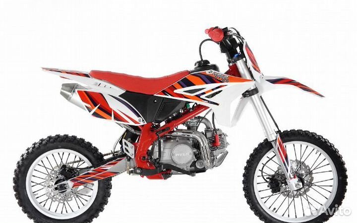 Питбайк wels RT 140сс 17/14 красный