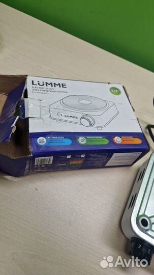 Плита компактная электрическая Lumme LU-HP3640D бе