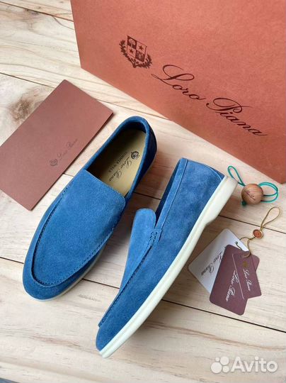 Лоферы Loro Piana син