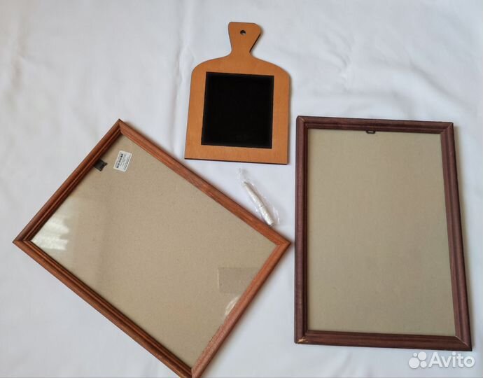 2 рамки для фото и доска для записей