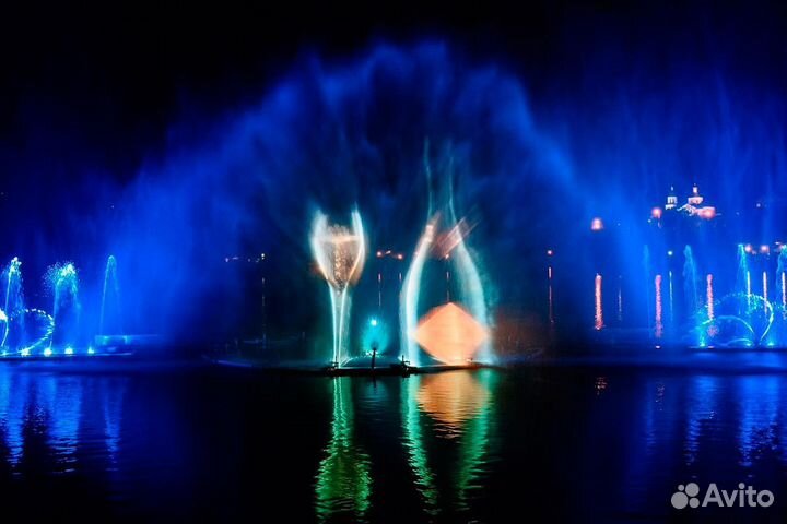 Вечерний тур на шоу фантанов Абрау-Дюрсо