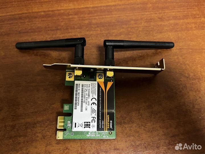 WI-FI адаптер D-Link DWA-548 PCI-E 300Mbit/s, 2,4