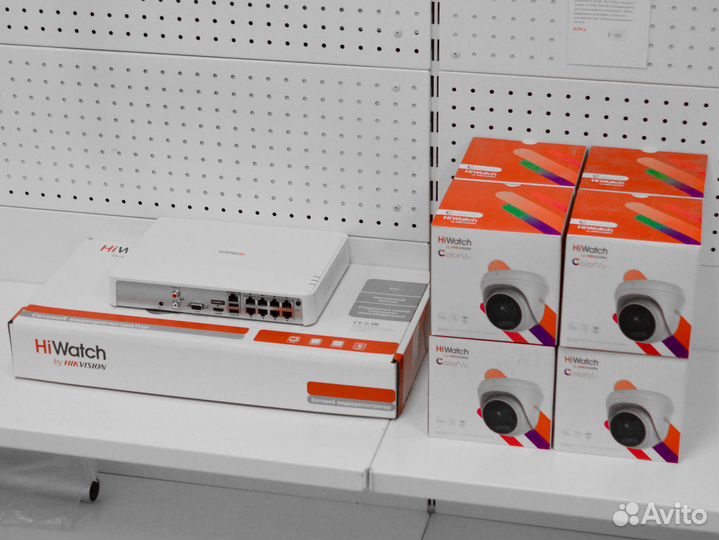 IP-камеры HiWatch 4Mpx с видеорегистратором