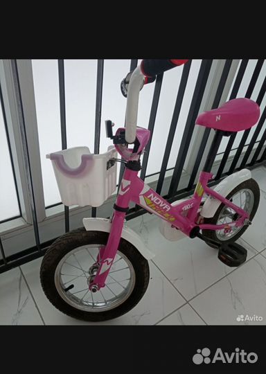 Детский четырехколесный велосипед 14 дюймов twist