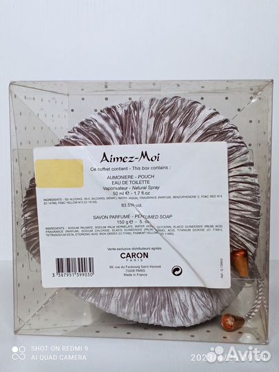 Caron Aimez-Moi edt 50ml + soap 150gr