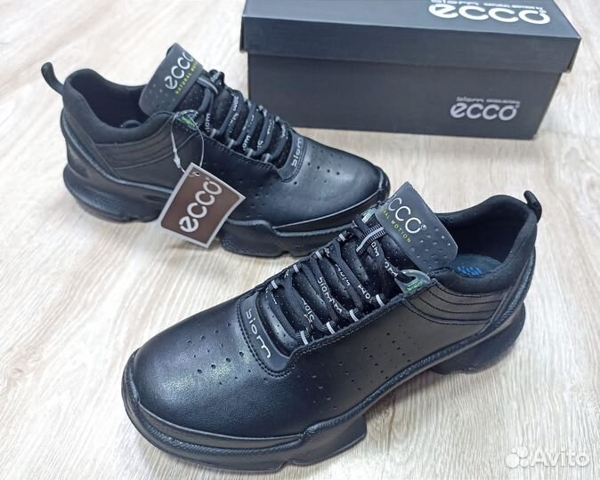 Кроссовки кожаные ecco biom