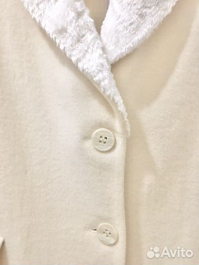 Мягкое пальто Франция с вышивкой М-L