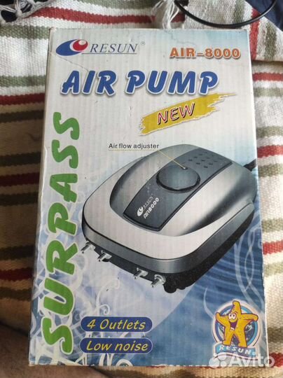Компрессор для аквариума Resun AIR-8000