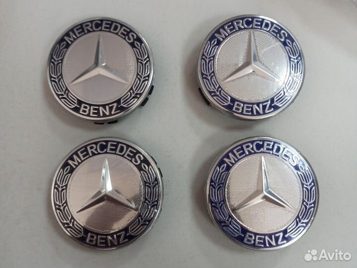 Ступичные колпачки цо дисков для Mercedes (4шт)
