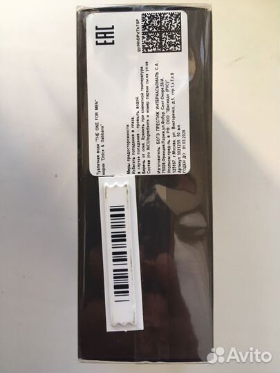 Туалетная вода Dolce & Gabbana THE ONE