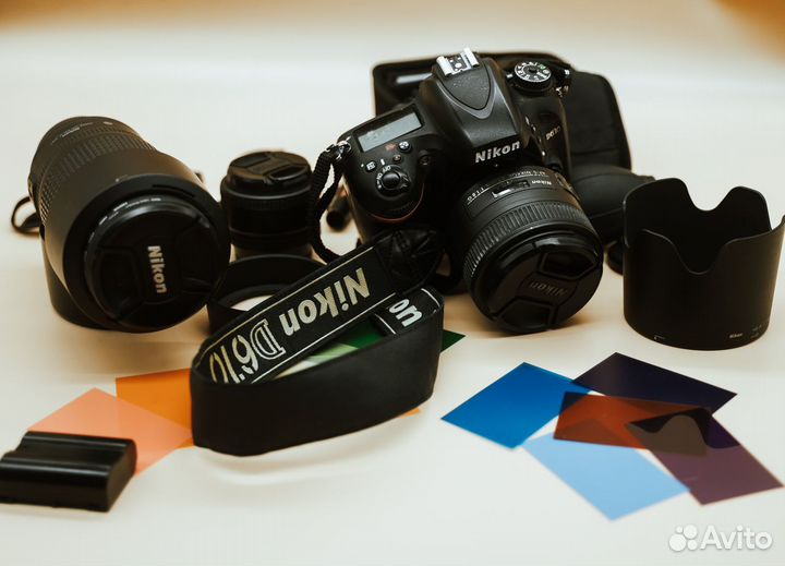 Продам фотоаппарат Nikon d610 с объективами
