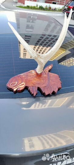 Вешалка рога, ручная работа