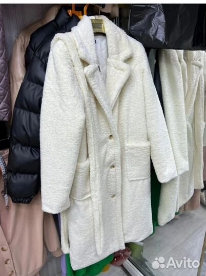 Пальто шубка тедди