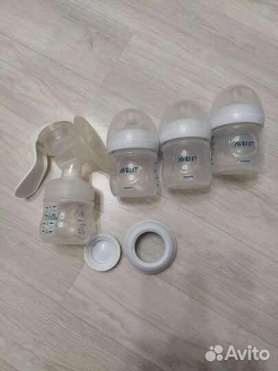 Молокоотсос и бутылочки Avent